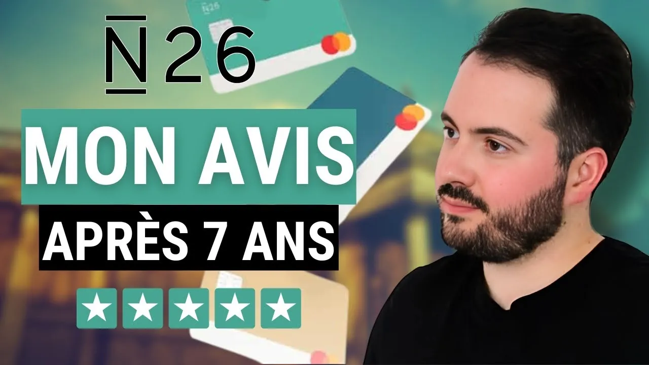 Interface de l'application N26 sur iPhone
